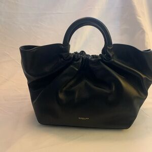 NWT- DeMellier Los Angeles Tote Blck Leather Luxury Purse